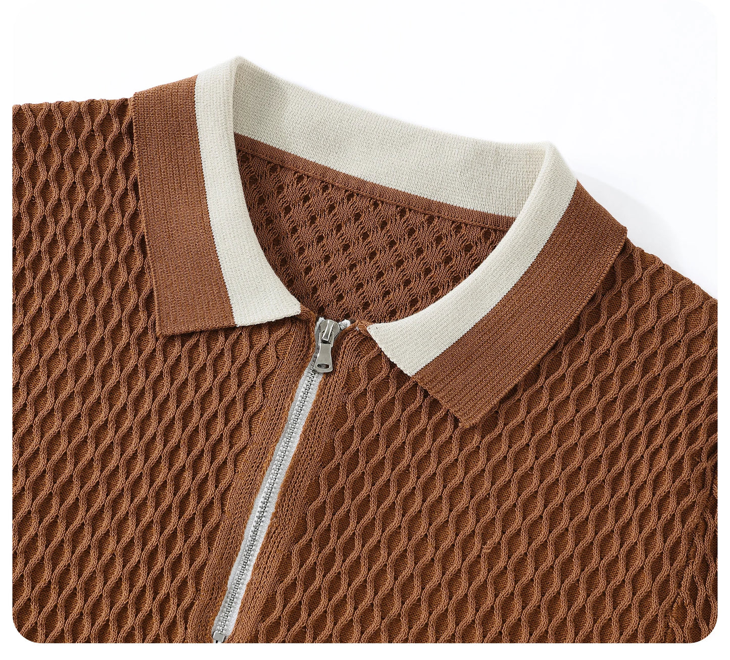 Polo Zip Knit
