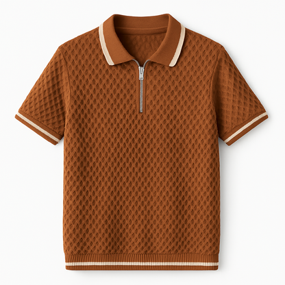Polo Zip Knit