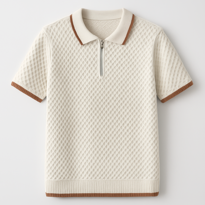 Polo Zip Knit