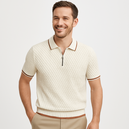 Polo Zip Knit